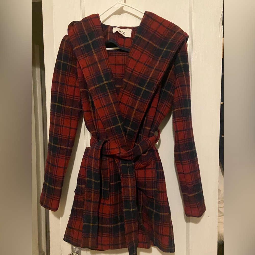 Jack by BB Dakota NWOT Plaid Coat - Size XS